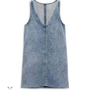 rag & bone Naia Sleeveless Denim Mini Dress